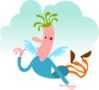 Man With Wings Clip Art